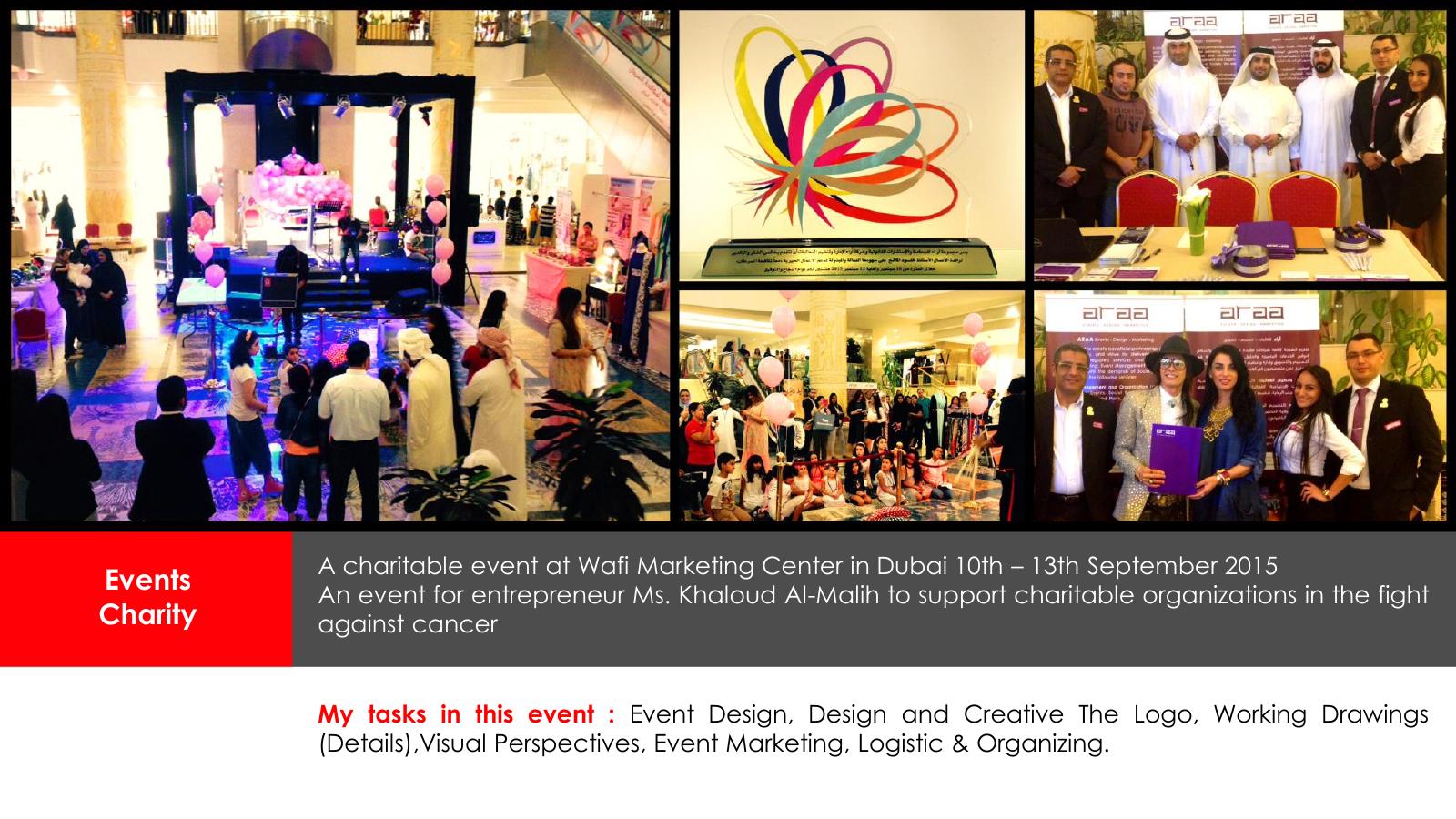 Charity event at Wafi