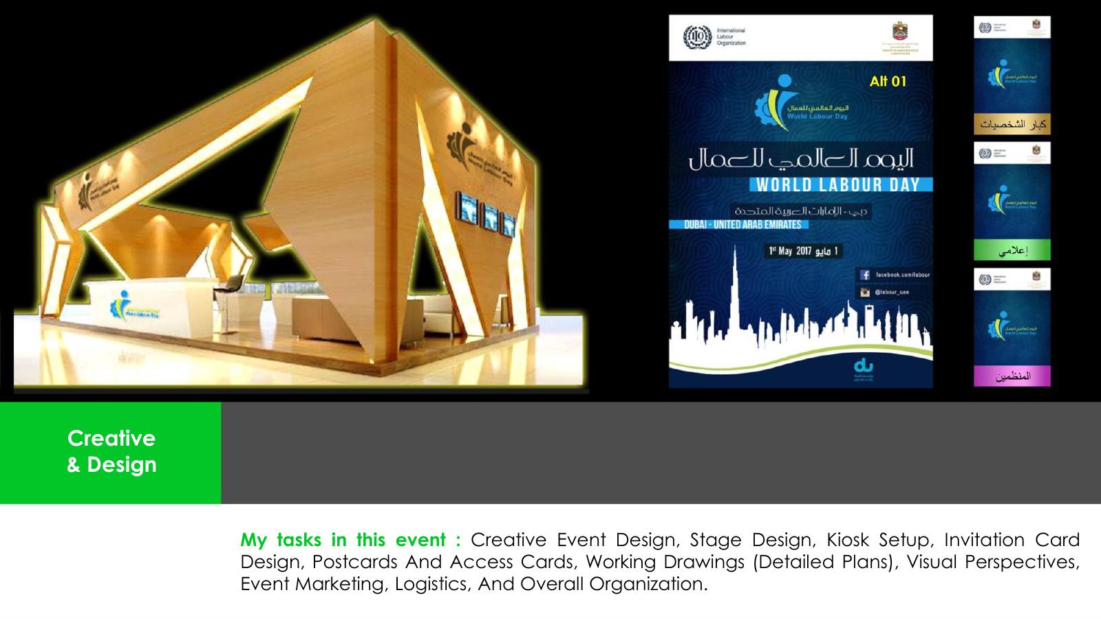 Creative event design page three