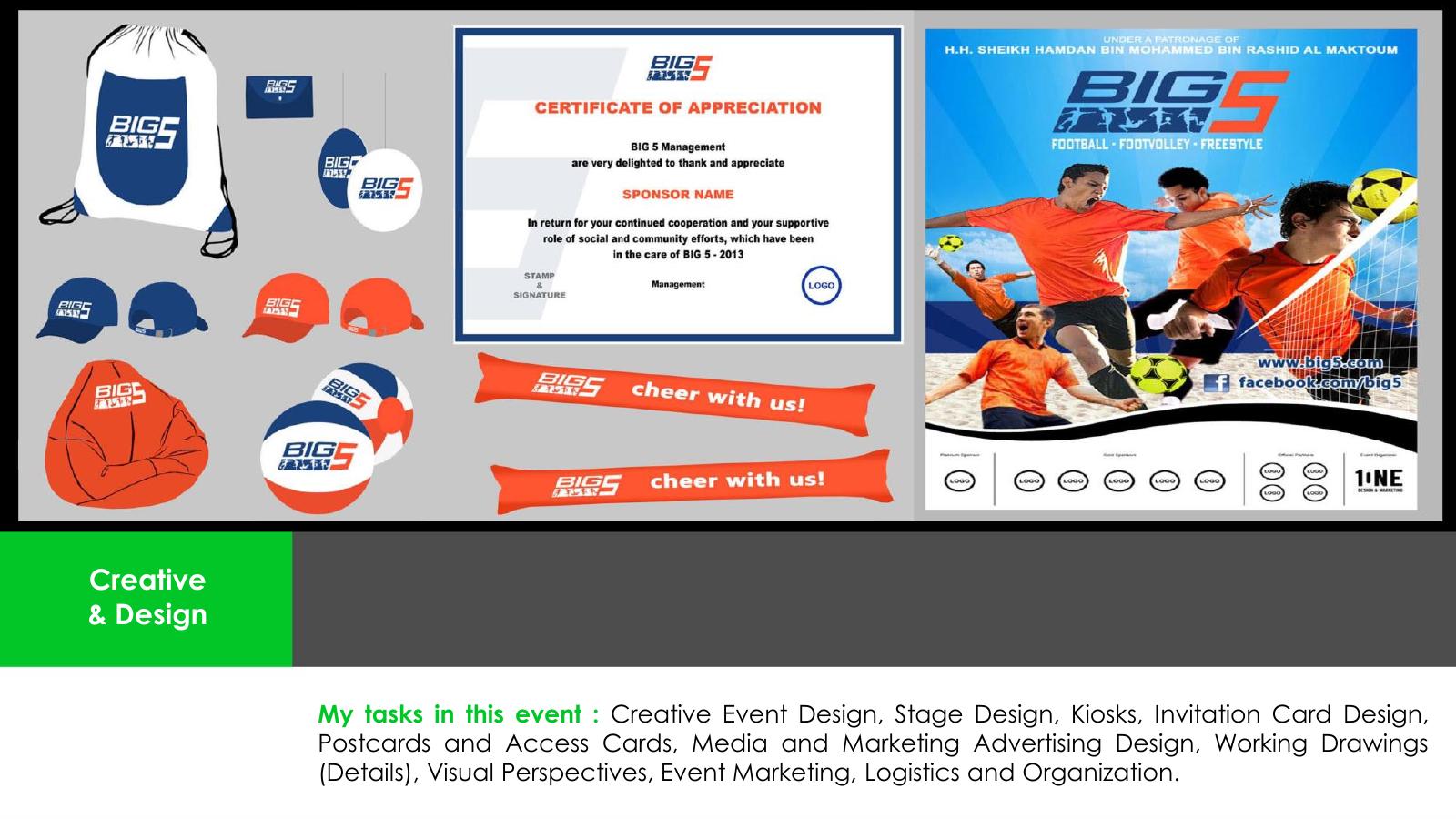 Creative event design page five